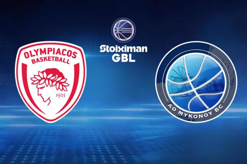 Μπάσκετ: Ολυμπιακός - ΑΟ Μυκόνου - Poster