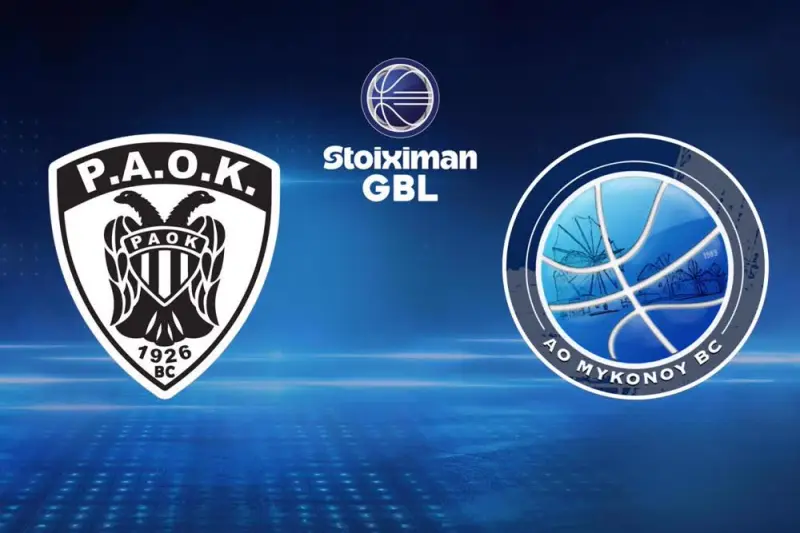 Μπάσκετ: ΠΑΟΚ - ΑΟ Μυκόνου - Poster