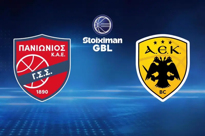 Μπάσκετ: Πανιώνιος - ΑΕΚ - Poster