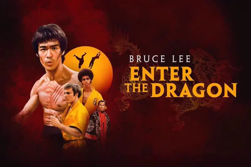 Bruce Lee, Enter the Dragon - Cover
