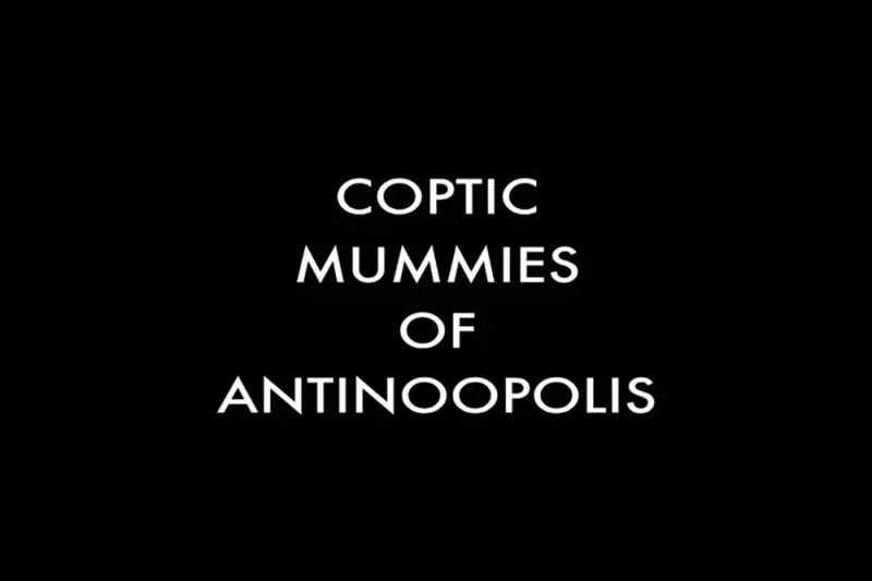 Κόπτικες Μούμιες της Αντινοόπολης - Cover