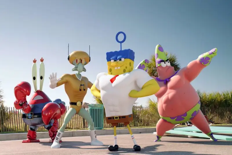 Μπομπ Σφουγγαράκης: Έξω απ' τα Νερά του - Cover