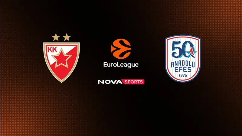 Ερυθρός Αστέρας - Αναντολού Εφές : EuroLeague 2025/26 - Poster