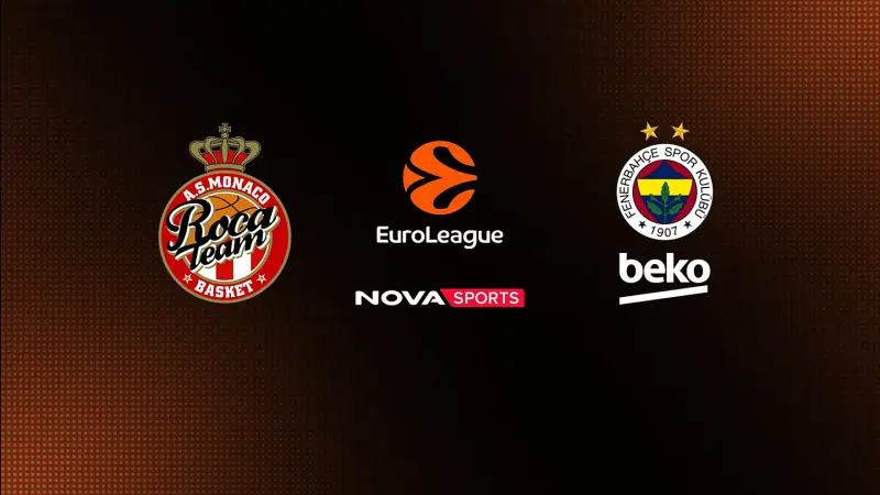 Μονακό - Φενέρμπαχτσε : EuroLeague 2025/26 - Poster