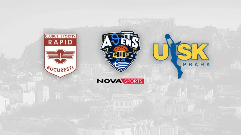 Ραπίντ Βουκουρεστίου - USK Πράγας : AΘens Cup 2026 - Poster