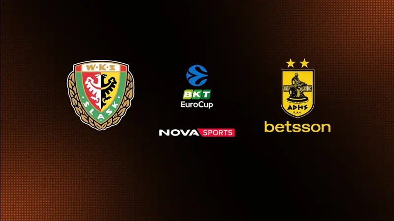 Σλασκ Βρότσλαβ - Άρης : EuroCup 2025/26 - Poster