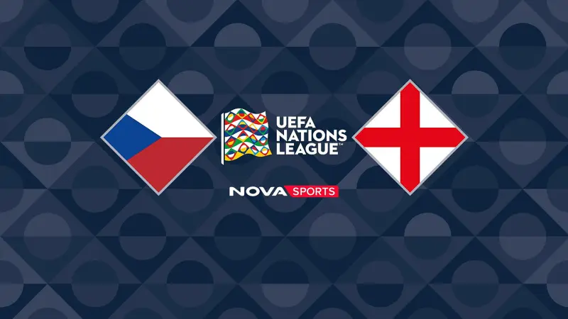 Τσεχία - Αγγλία (Ζ) : UEFA Nations League 2026/27 - Poster