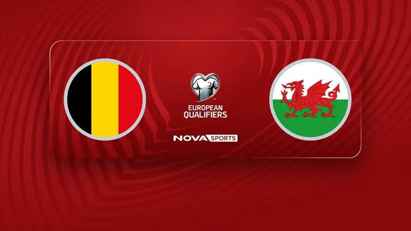 Βέλγιο - Ουαλία : UEFA European Qualifiers - Poster